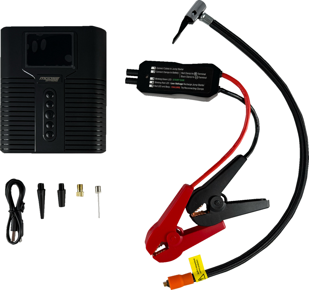 MOOSE OFFROAD Jump Starter - with Air Compressor E25-6292