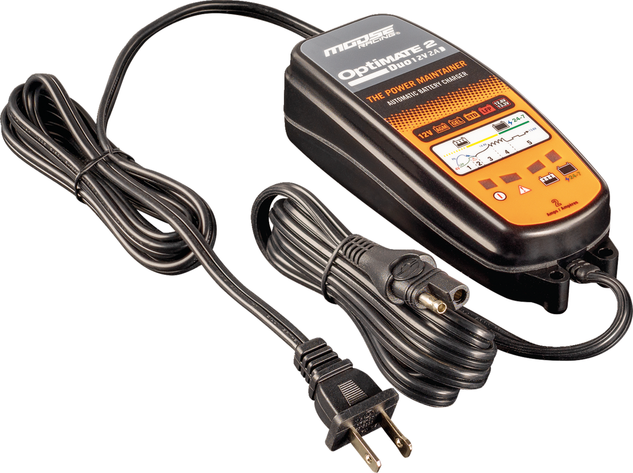 MOOSE OFFROAD Battery Charger/Maintainer - Optimate 2 Duo TM-555