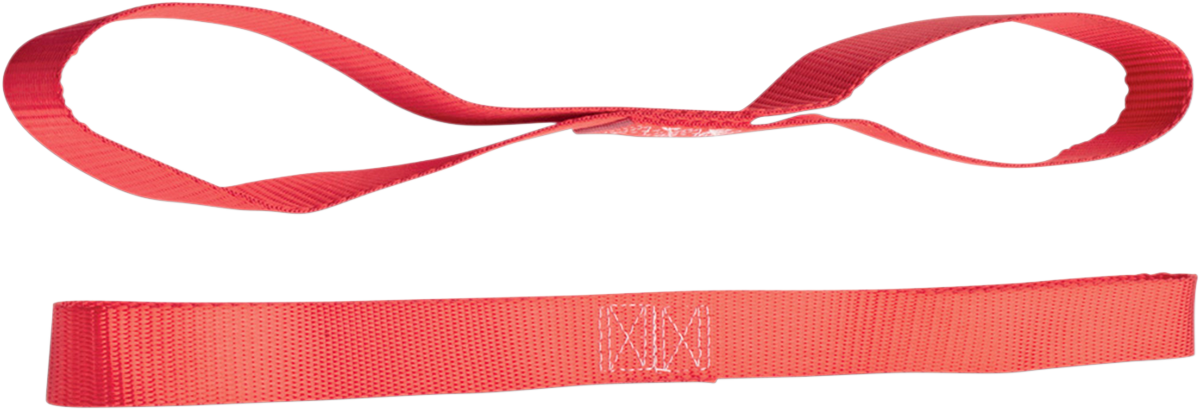 MOOSE OFFROAD Soft-Tye - 1" x 18" - Red 3920-0308