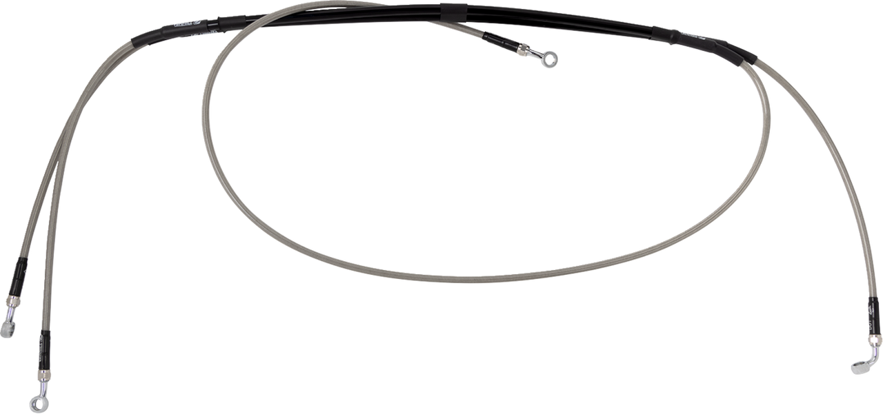 MOOSE OFFROAD Brake Line Pair - Stainless Steel B05-1-018/P