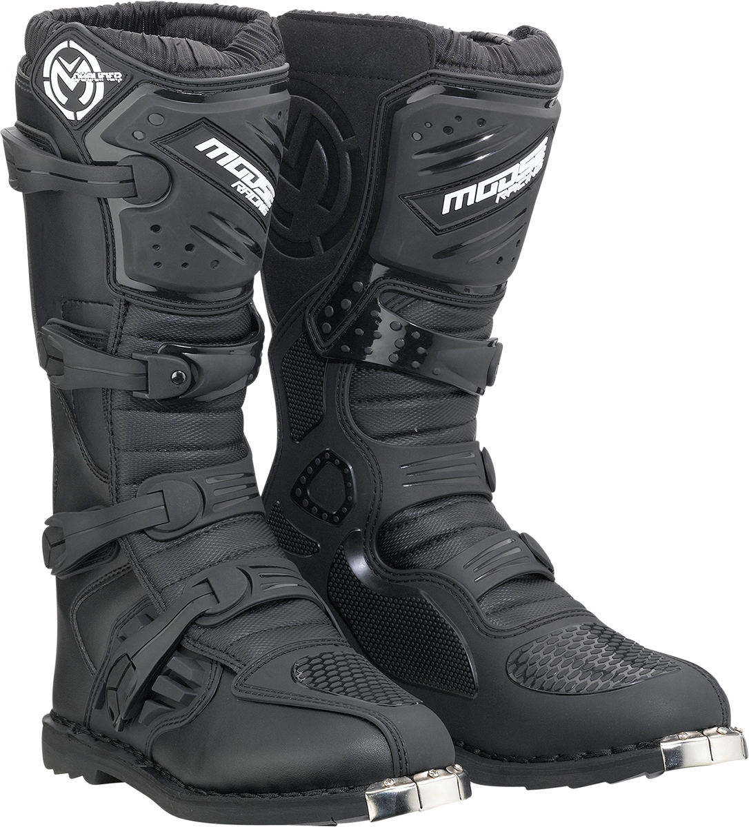MOOSE OFFROAD Qualifier Boots - Black - ATV Sole - US 7 3410-2626