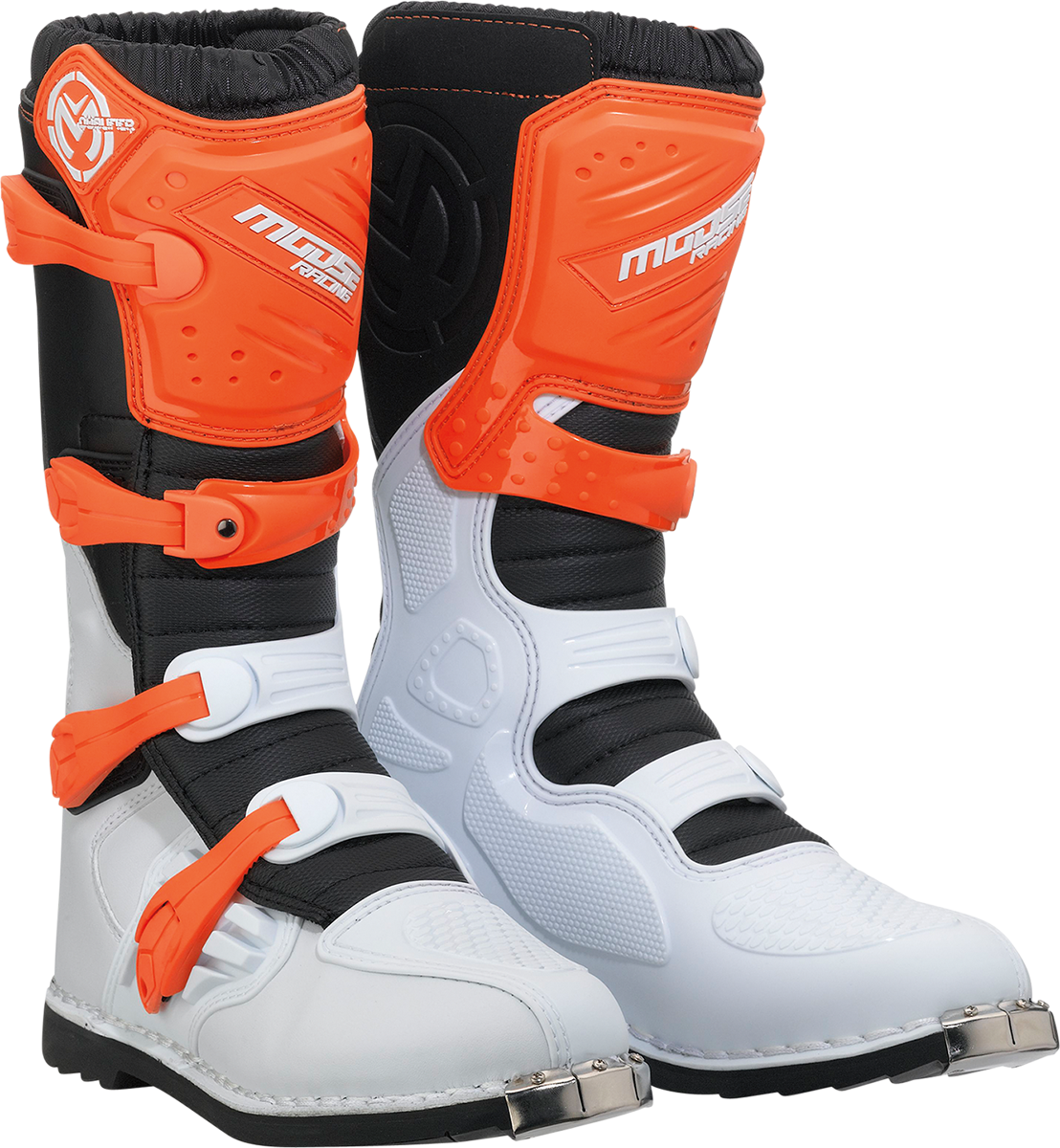 MOOSE OFFROAD Qualifier Boots - Orange - Size 10 3410-2620