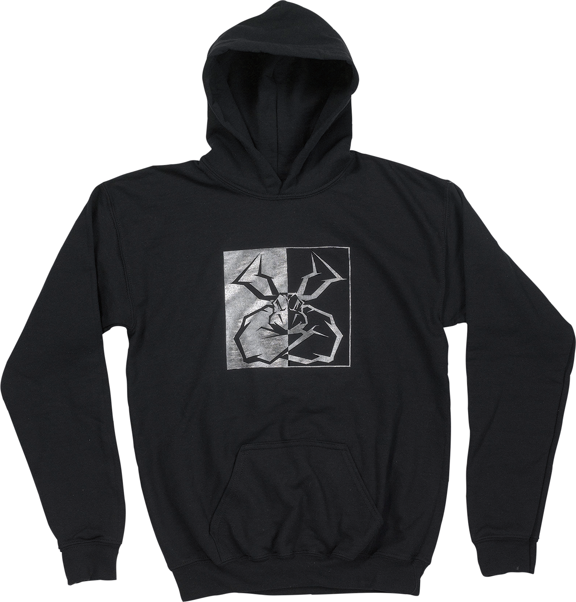 MOOSE OFFROAD Youth Split Personality Hoodie - Black - Small 3052-0673