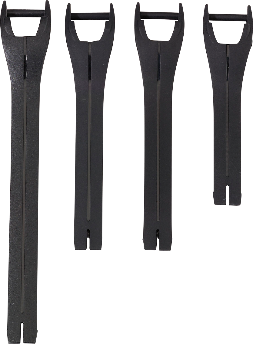 MOOSE OFFROAD Qualifier Boot Strap Kit - Black - Size 7-9 3430-1011