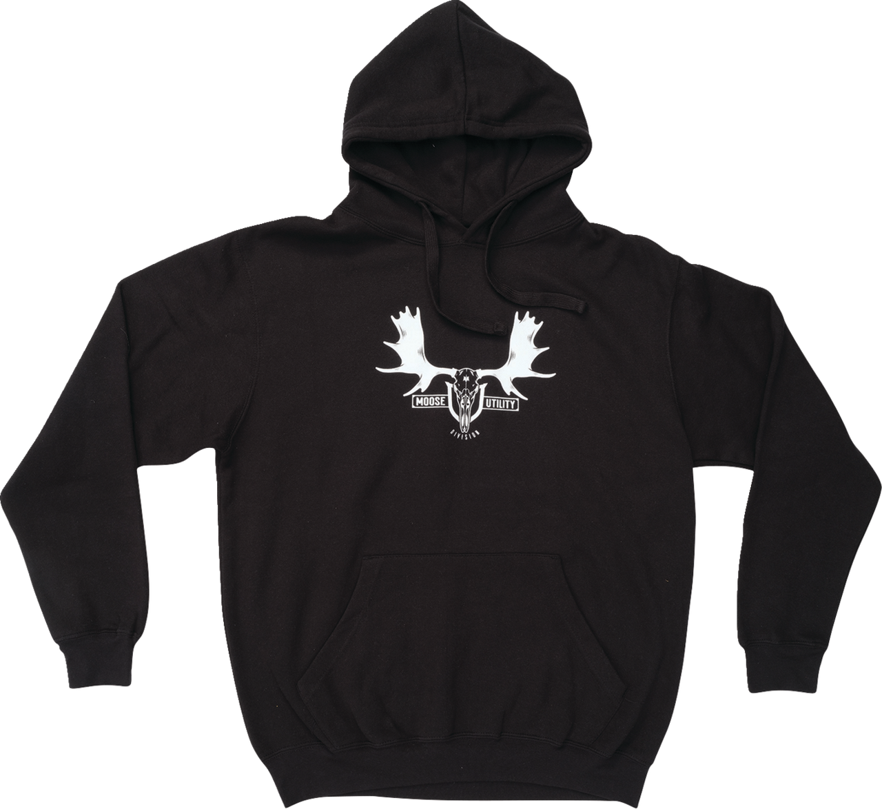 MOOSE OFFROAD MUD Euro Hoodie - Black - Small 3050-6964