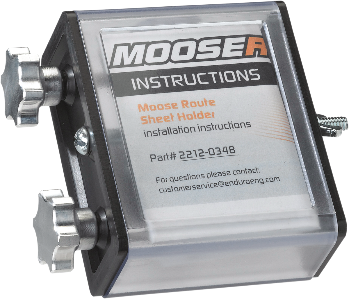 MOOSE OFFROAD Side Load Route Sheet Holder - 2.25" x 2.50" 14-053