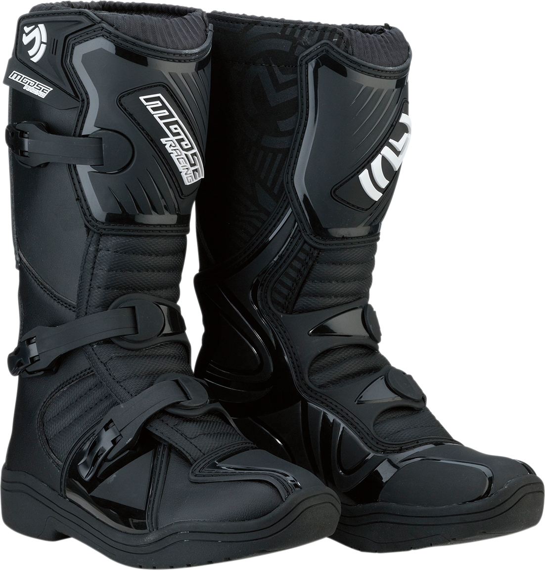 MOOSE OFFROAD M1.3 Boots - Black - Size 4 3411-0426