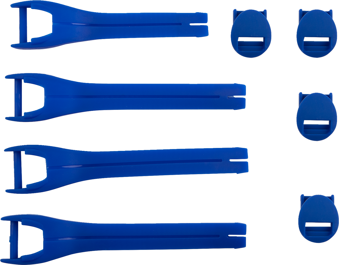 MOOSE OFFROAD Qualifier Boot Strap Kit - Blue - Size 7-9 3430-1015