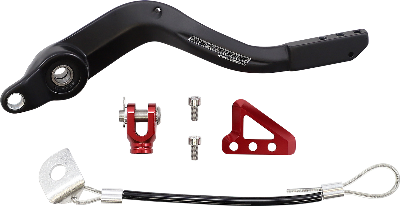 MOOSE OFFROAD Brake Pedal - Red - Beta 82-0802-21-10