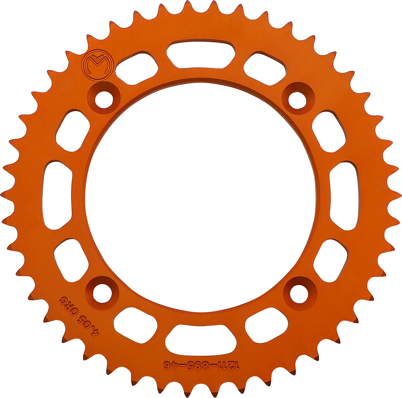MOOSE OFFROAD Rear Sprocket - Aluminum - 46 Tooth - Orange - Husqvarna/KTM 1211-895-46-14