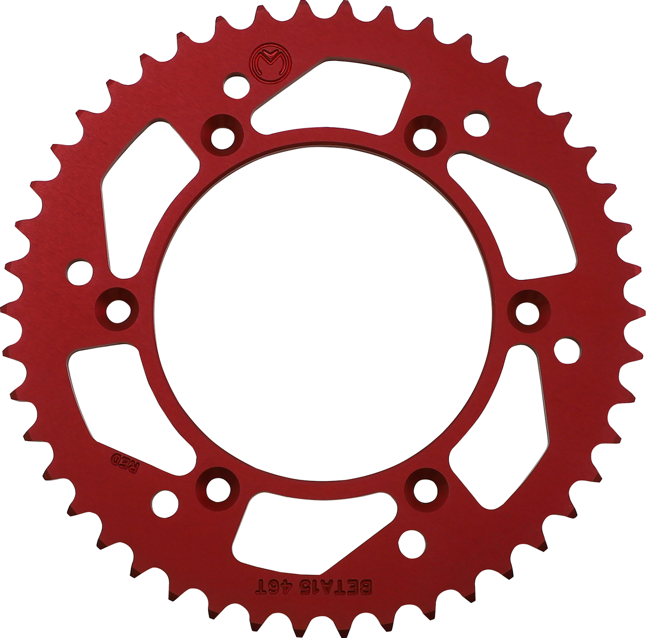 MOOSE OFFROAD Rear Sprocket - Aluminum - 46 Tooth - Red - Beta 1211-BET-46-13
