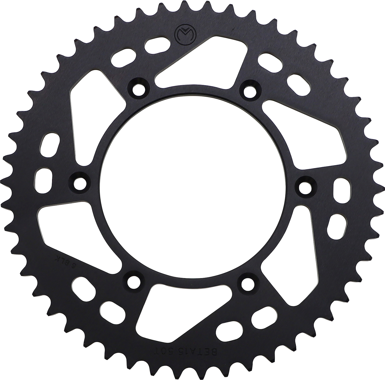 MOOSE OFFROAD Rear Sprocket - Aluminum - 50 Tooth - Black - Beta 1211-BET-50-10