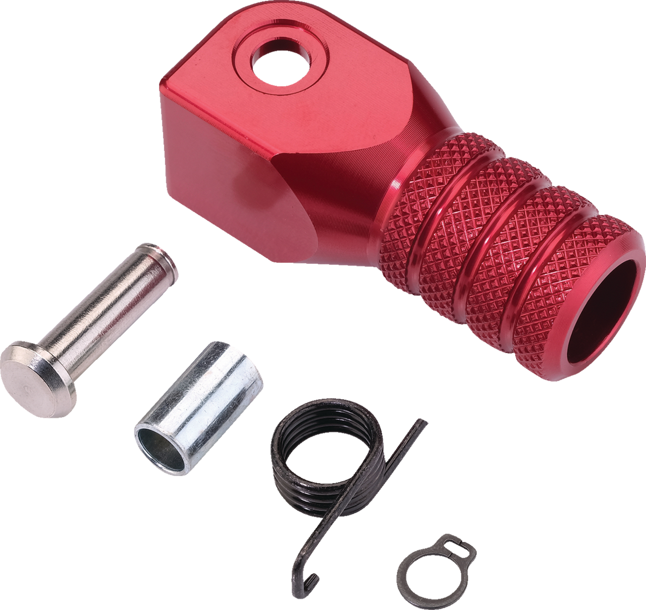 MOOSE OFFROAD Knurled Shift Lever Tip - 0 mm - Red 81-0000-02-10