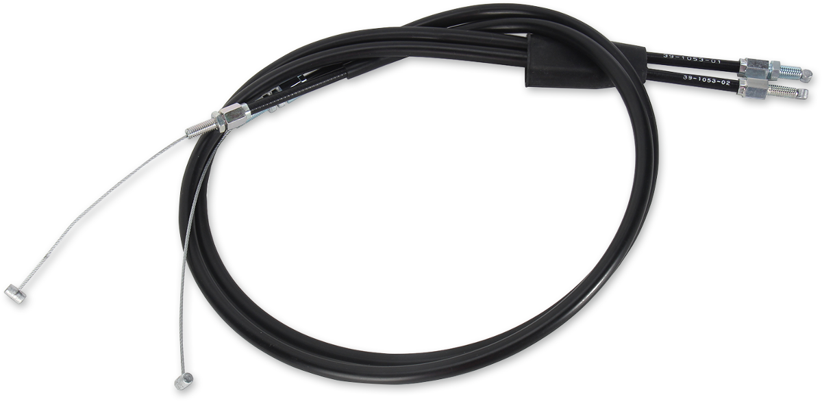 MOOSE OFFROAD Black Vinyl Throttle Cable - 36" - Honda 45-1020