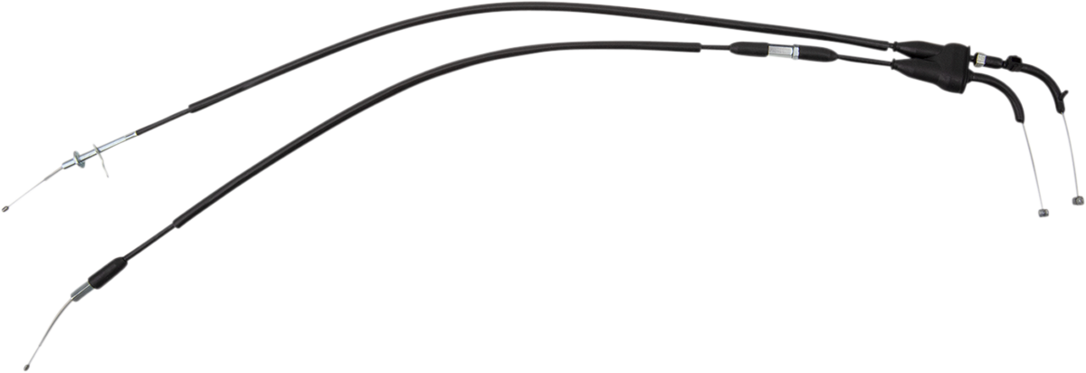MOOSE OFFROAD Black Vinyl Throttle Cable - Stock Length - Yamaha 45-1267