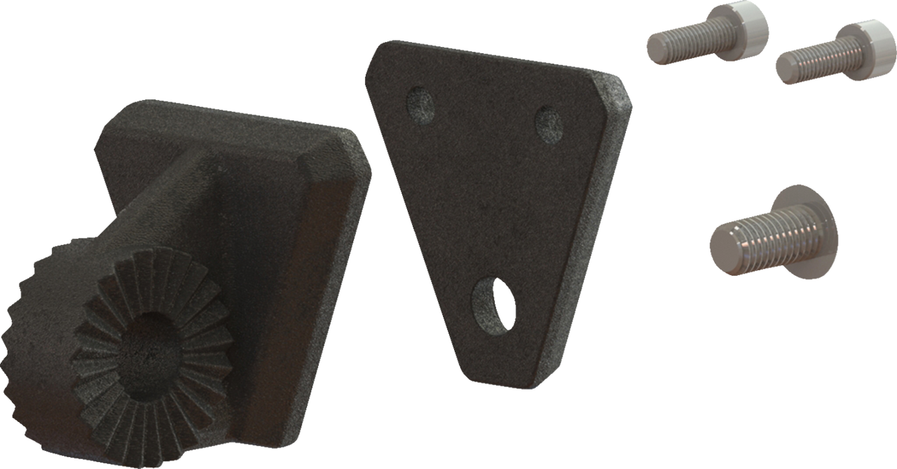 MOOSE OFFROAD Mirror Adapter - Rear View - Black CTR-TRITAB