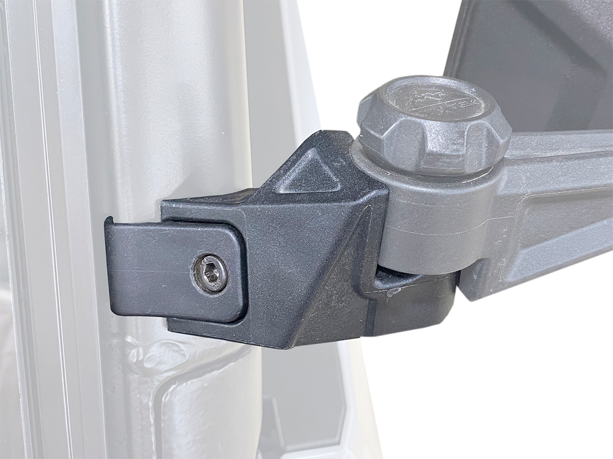 MOOSE OFFROAD Mirror Adapter - Side View - Black - Pair - Universal UTVADP-1