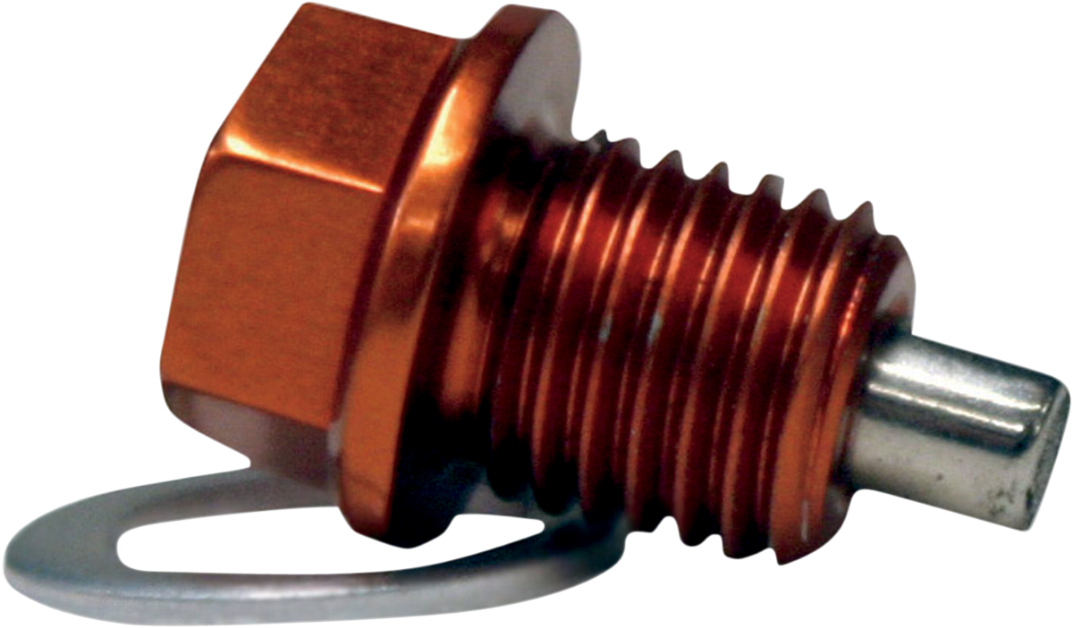 MOOSE OFFROAD Magnetic Drain Plug - Orange - KTM DP108