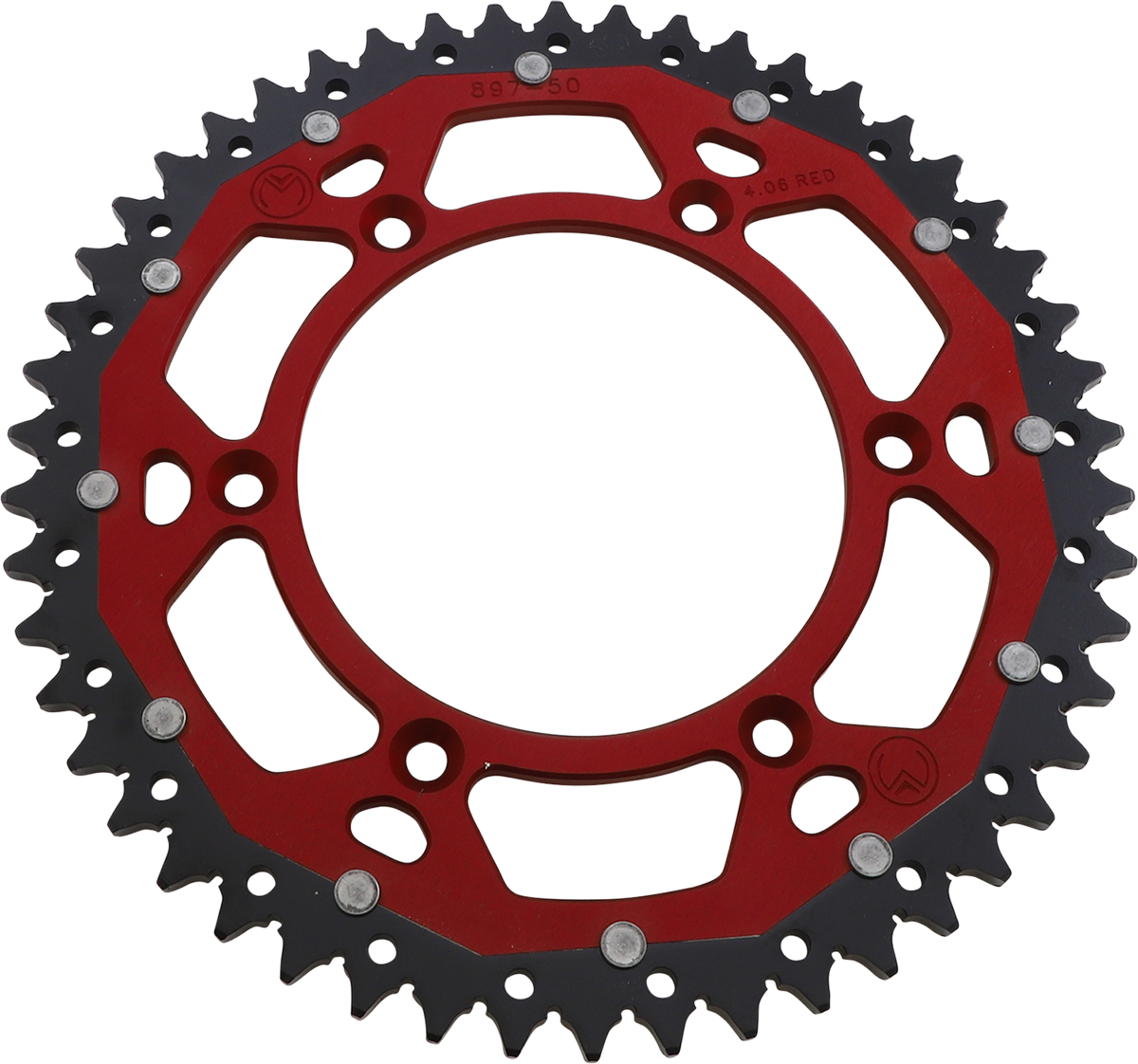 MOOSE OFFROAD Dual Sprocket - 50 Tooth - Red - Gas Gas 1210-897-50-13X