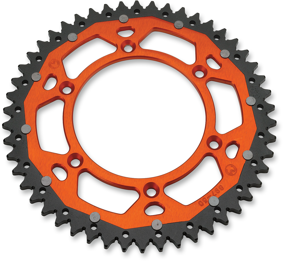 MOOSE OFFROAD Dual Sprocket - 50 Tooth - Orange - Husqvarna/Husaberg/KTM 1210-897-50-14X