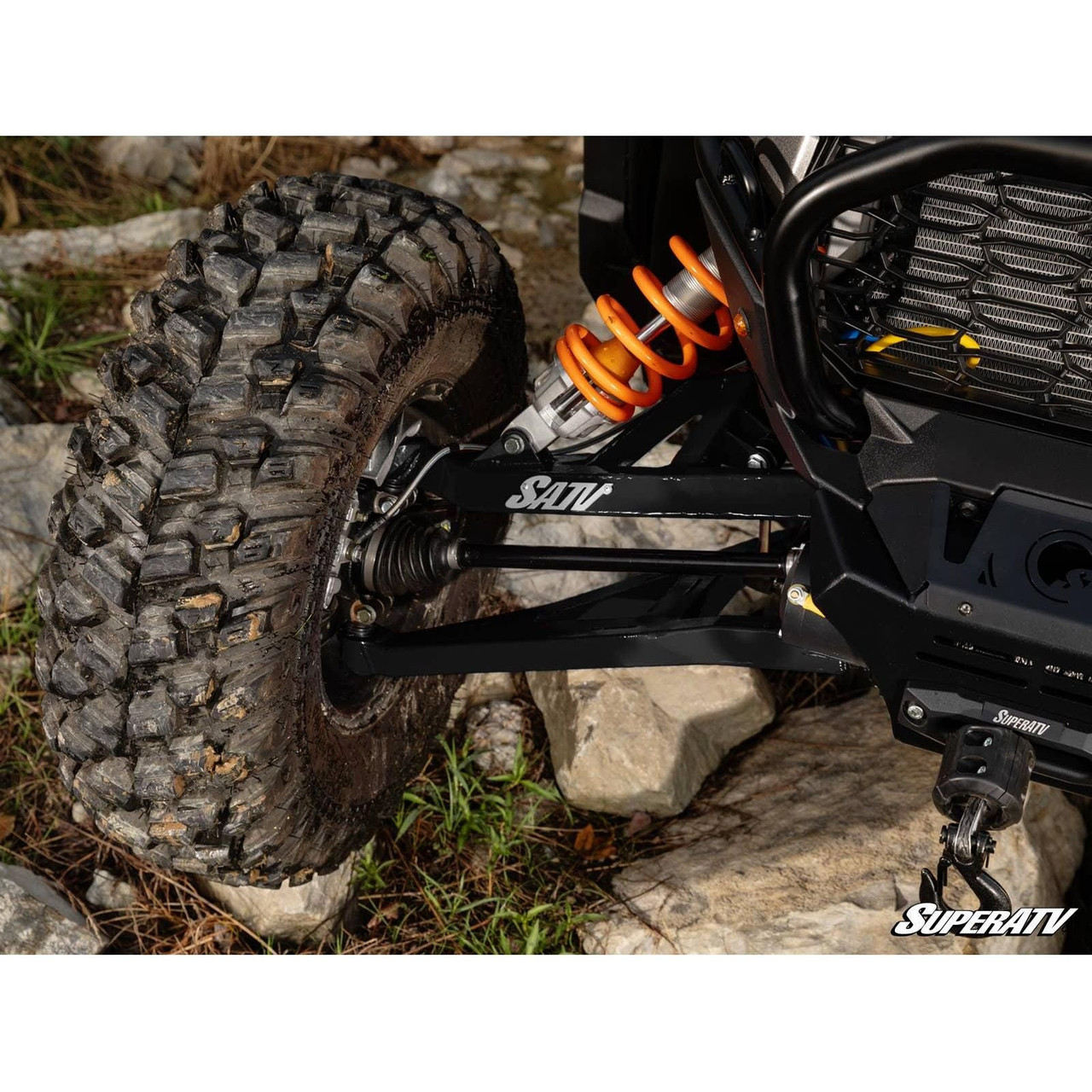 Polaris RZR XP Sidewinder 1.5" Forward Offset A-Arms | SuperATV