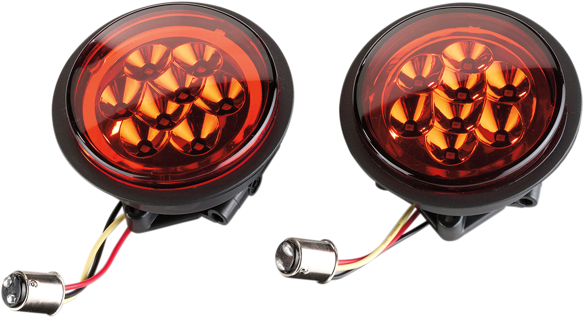 MOOSE OFFROAD Taillights - LED - Can-Am - Red 500-1000-PU