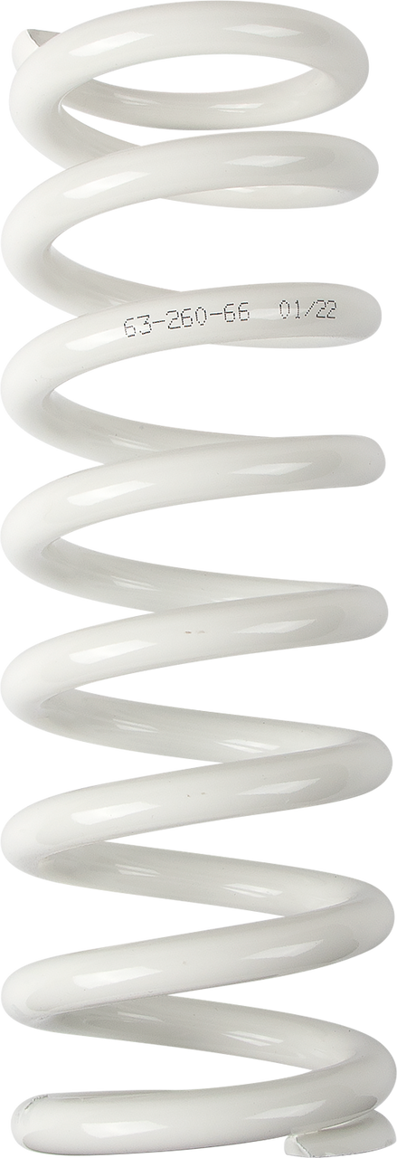 MOOSE OFFROAD Shock Spring - 63 mm OD - 66 n/mm - White 1312-0986