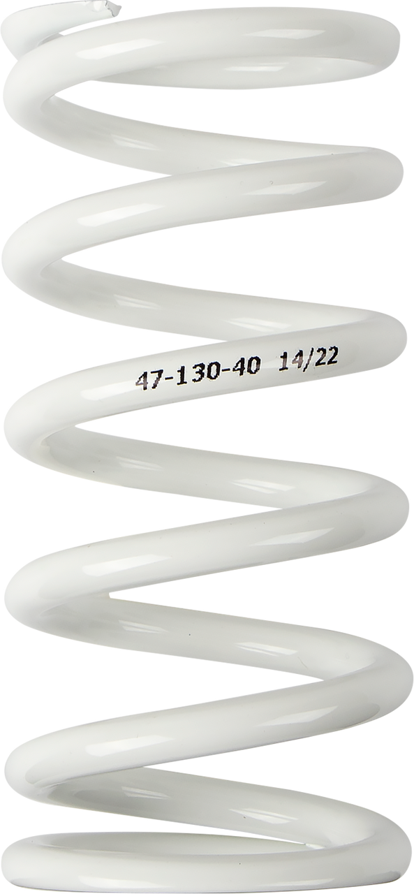 MOOSE OFFROAD Shock Spring - 47 mm OD - 40 n/mm - White 1312-0944