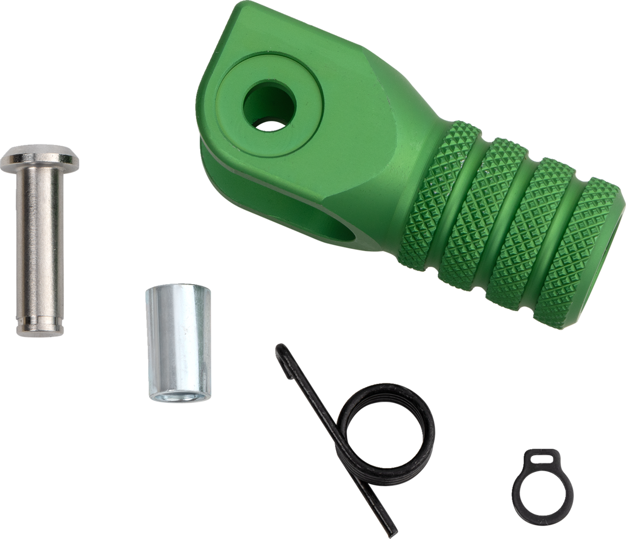 MOOSE OFFROAD Knurled Shift Lever Tip - 0 mm - Green 81-0000-02-30