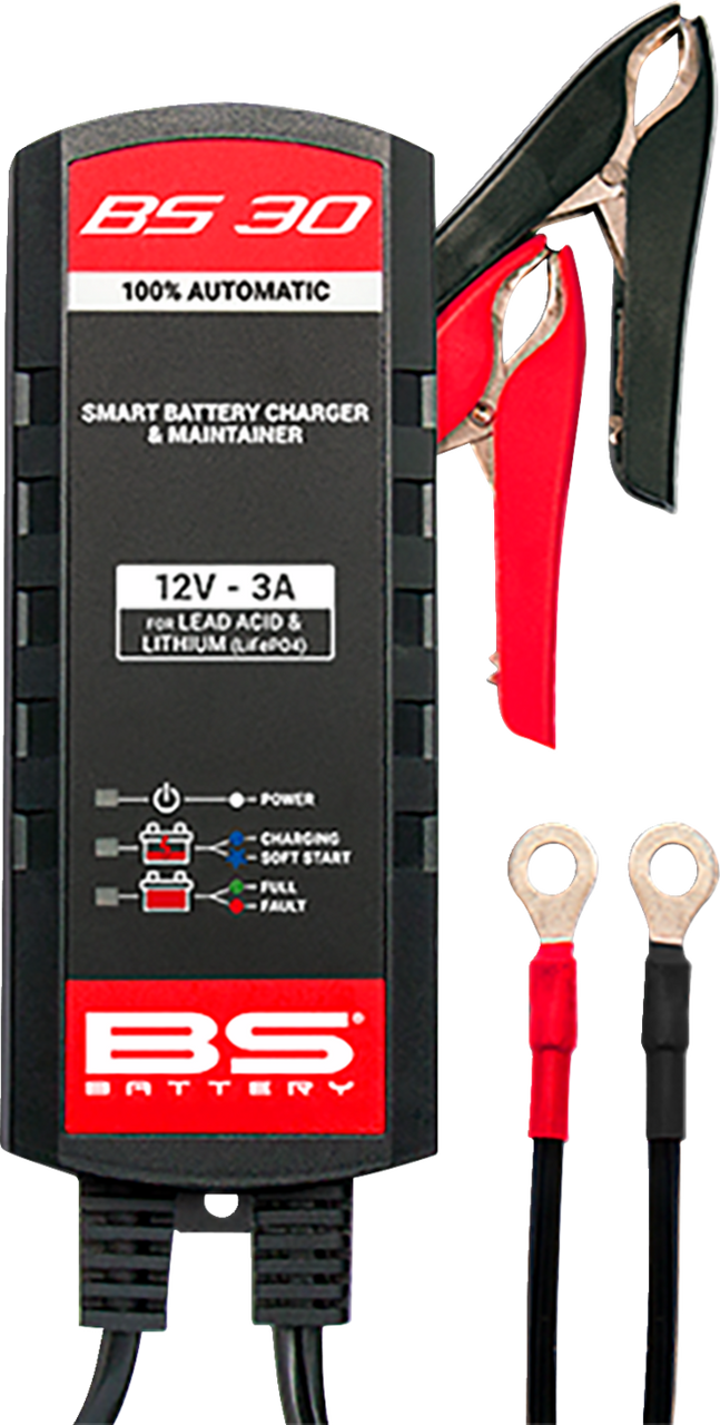 BS BATTERY Battery Charger/Maintainer - BS 30 - 12V - 3 A 700572