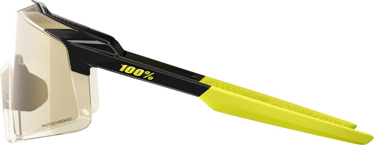100% Aerocraft Sunglasses - Metallic Black - Photochromic Lens 60032-00012