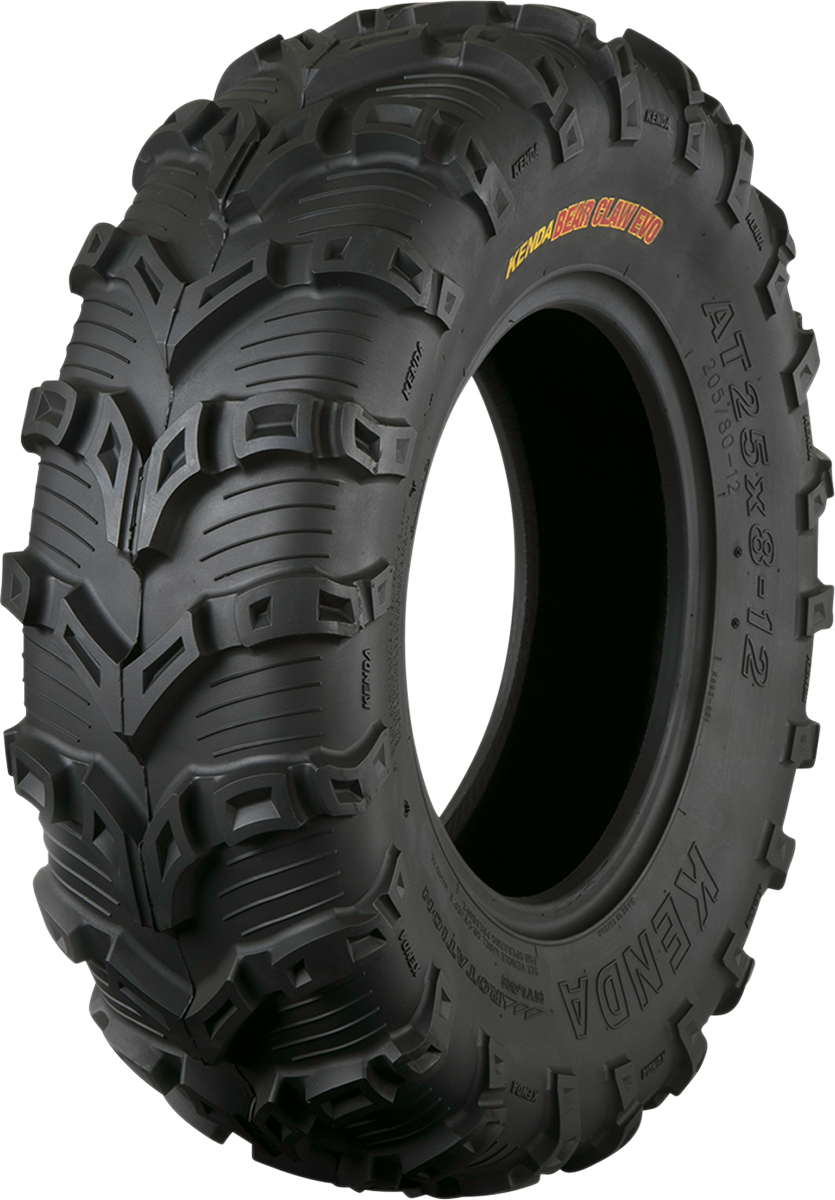 KENDA Tire - K592 Bearclaw Evo - Front - 25x8-12 - 6 Ply 085921245C1