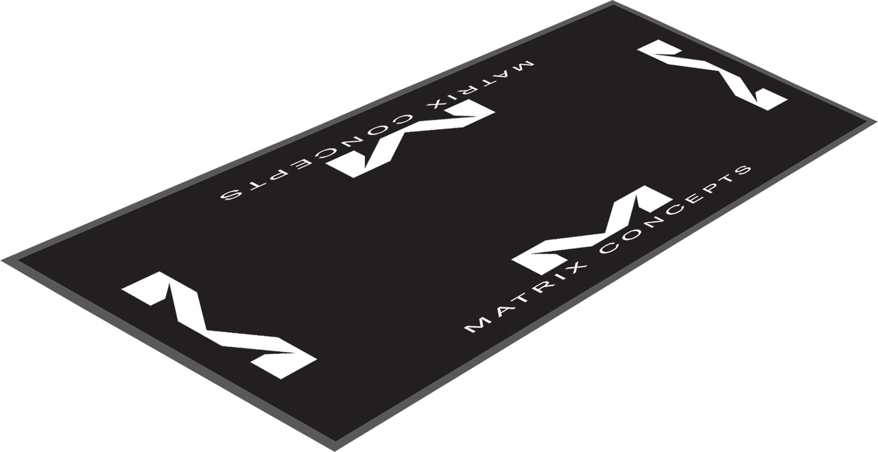 MATRIX CONCEPTS,LLC M40 Carpeted Mat - Black - 3.5'x7' M40-101