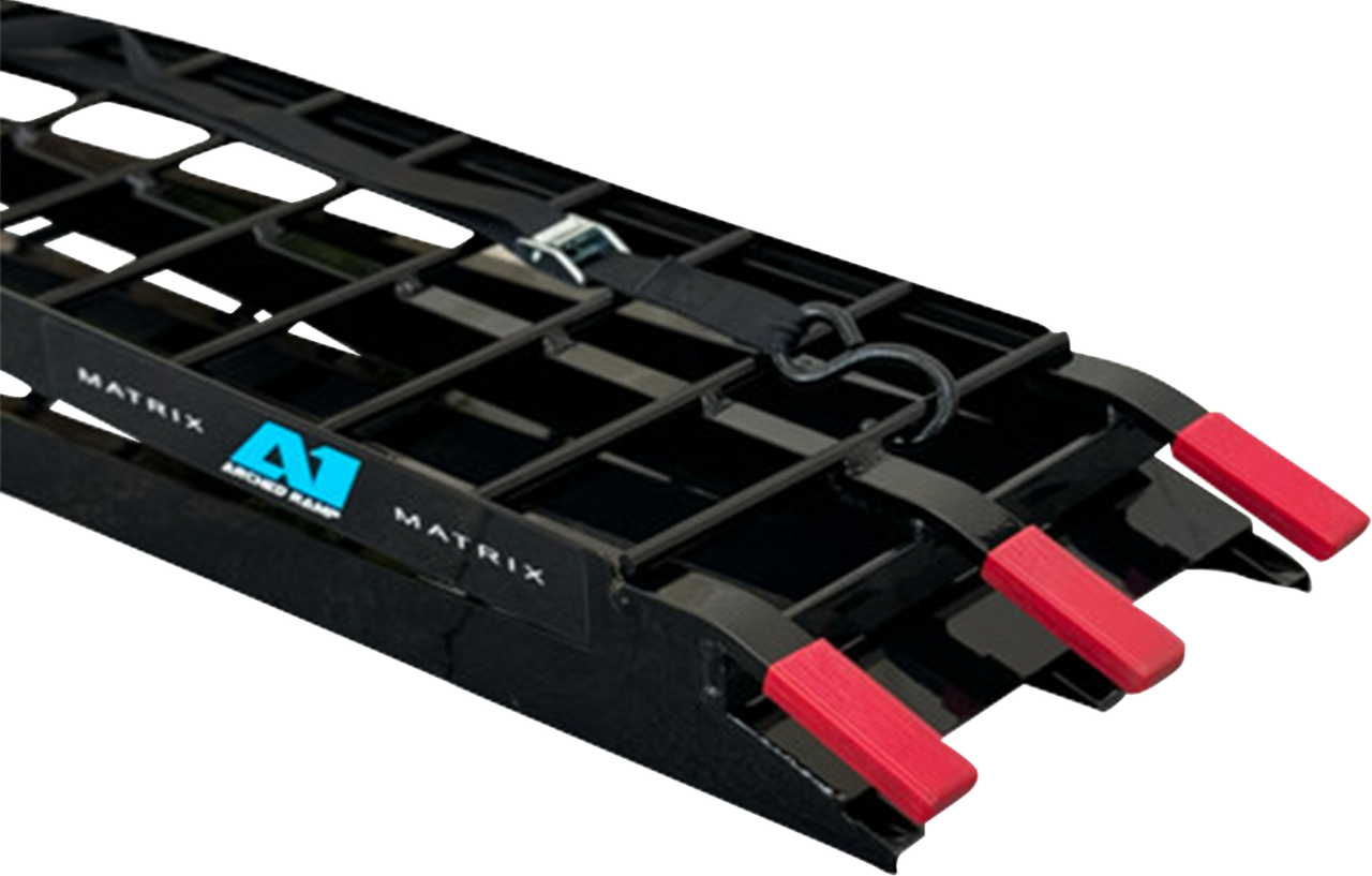 MATRIX CONCEPTS,LLC A1 Arch Folding Ramp - Aluminum - Black - 8' A1-800