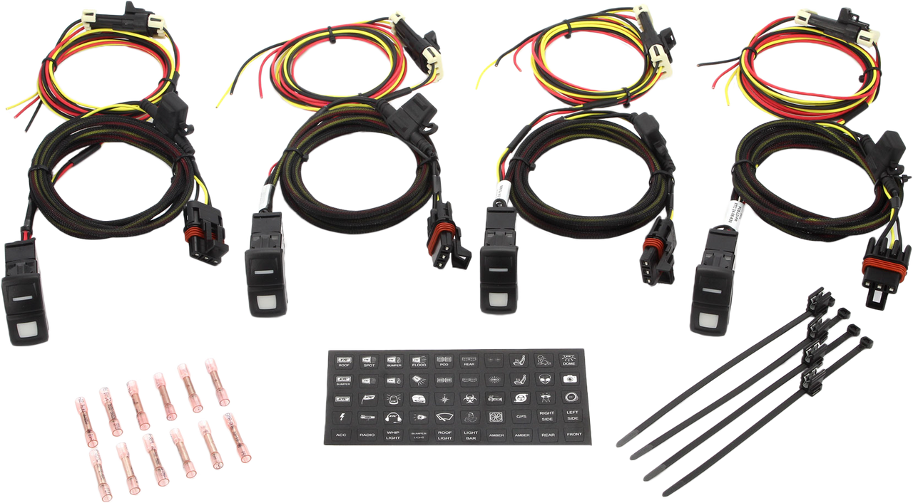 Light Duty Switch System In Cab Pulse Bar 4 Pack