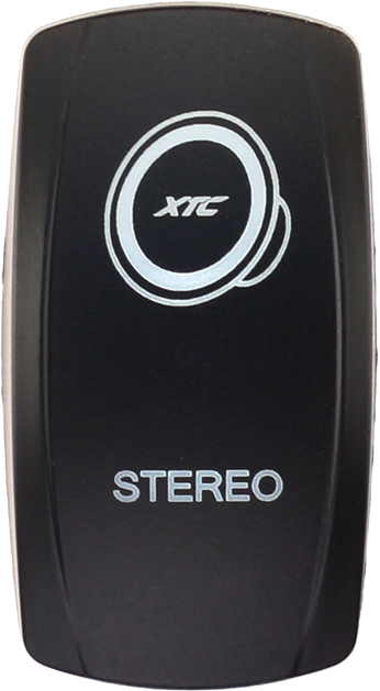 Dash Switch Rocker Face Stereo