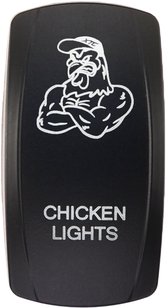 Dash Switch Rocker Face Chicken Lights