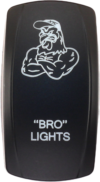Dash Switch Rocker Face Bro Lights