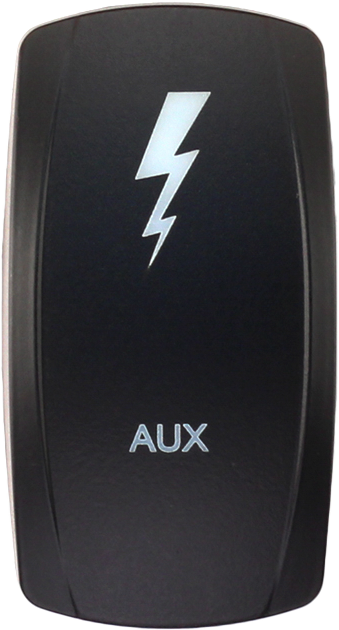 Dash Switch Rocker Face Aux Lights