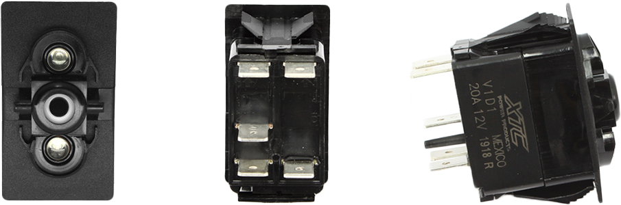 Dash Switch Body Single Acc Blue/Blue