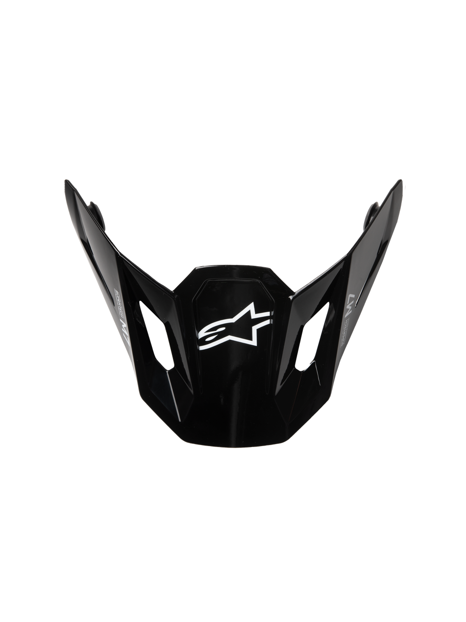 Sm7 Solid Visor Ece06 Black Glossy