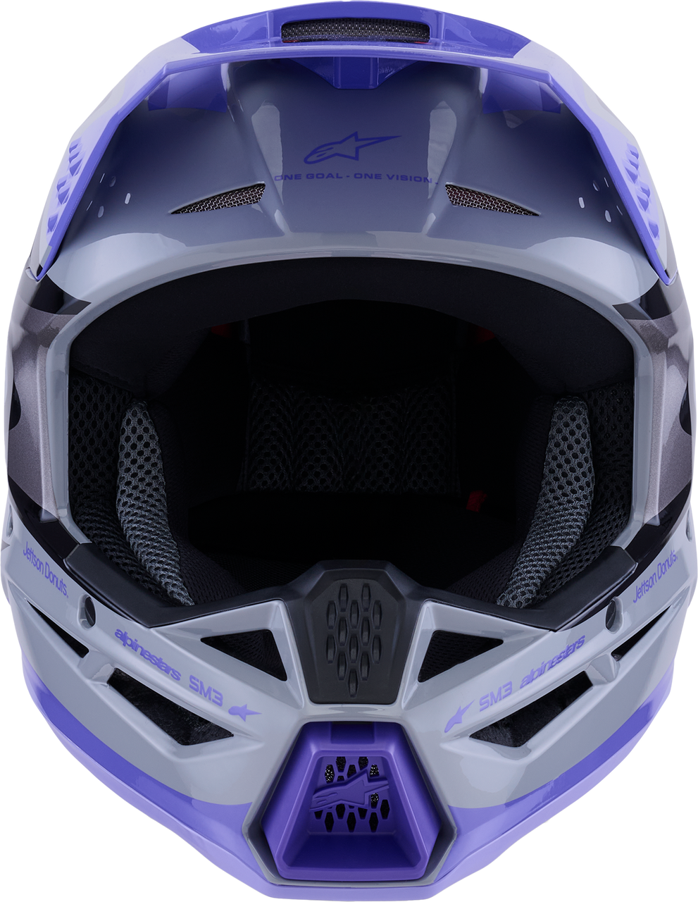 Jettson Sm3 Helmet Gry/Purp/Blk Glossy 2x