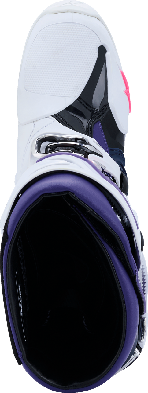Tech 10 Wht/Violet/Nvy Bl/Pnk Fl 10