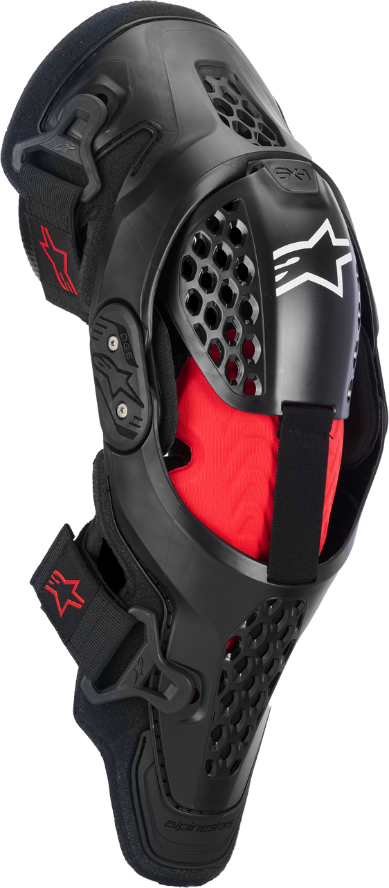 Sx 1 Plasma Knee Protector Blk/Red/Cool Gry Sm/Md