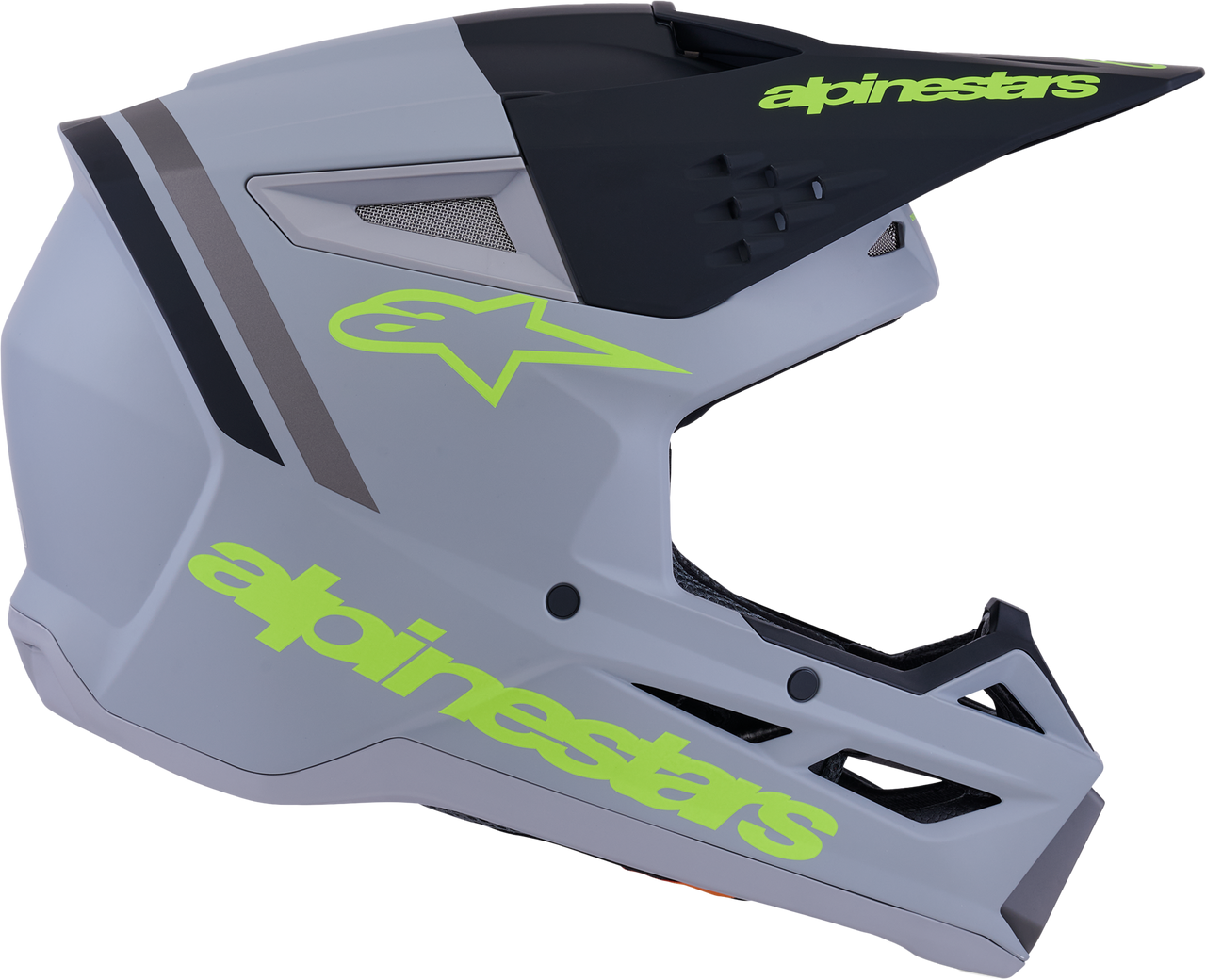 Sm3 Radium Helmet Gry/Blk/Ylw Fluo Matt Xl