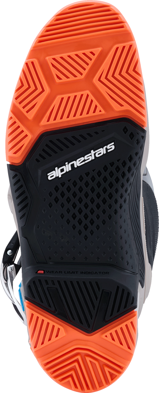 Tech 7 Enduro Blk/Warm Gry/Orange Fluo 8