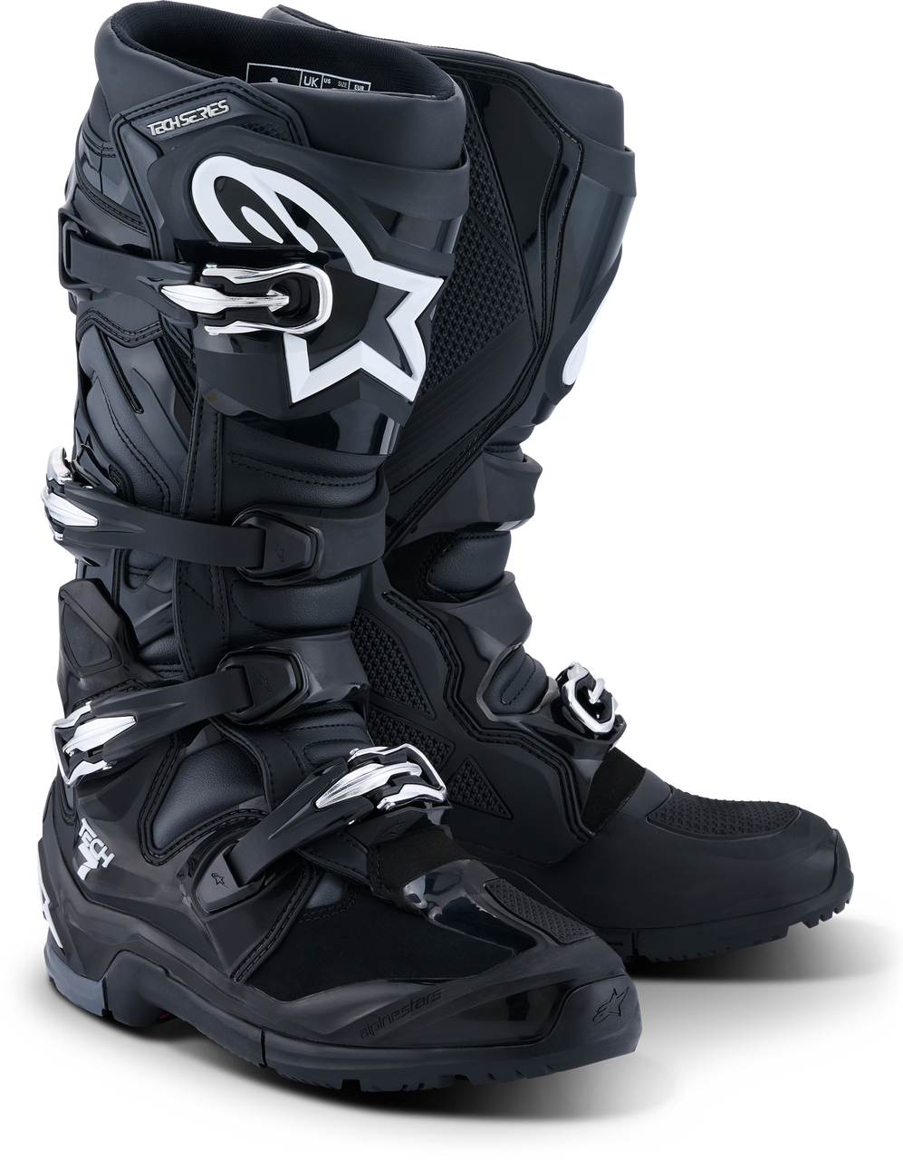 Tech 7 Enduro Black/Anthracite/White 7