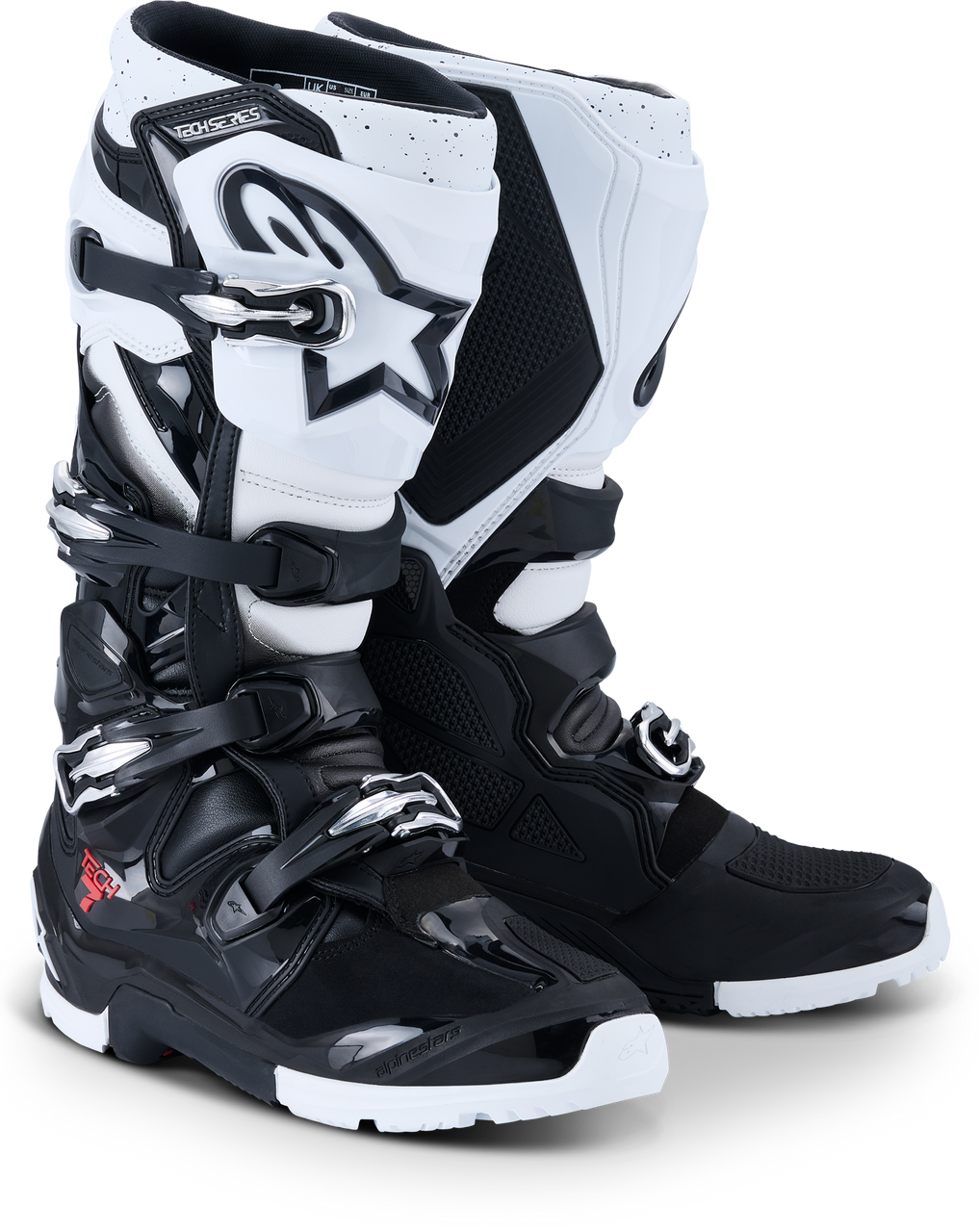 Tech 7 Enduro Black/White 10