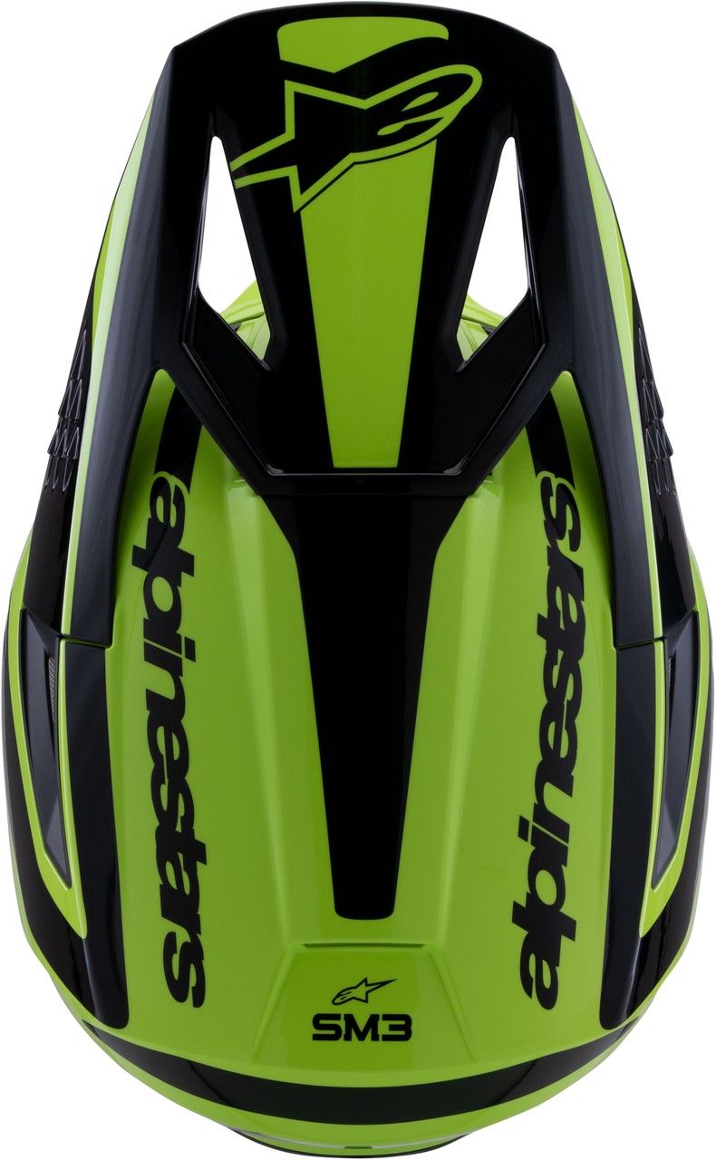 Sm3 Heat Helmet Yellow Fluo/Black Glossy Xl