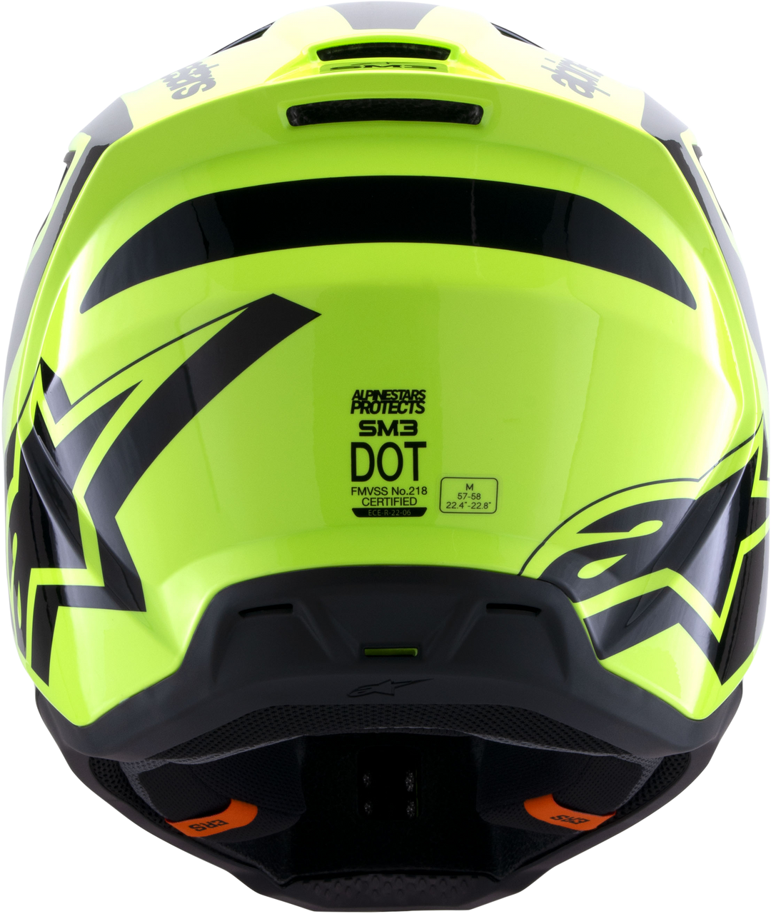 Sm3 Heat Helmet Yellow Fluo/Black Glossy 2x